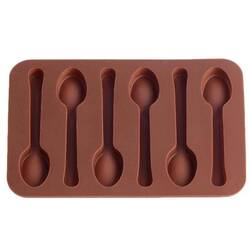 Kaşık Çikolata Kalıbı, Silikon - Thumbnail