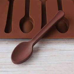 Kaşık Çikolata Kalıbı, Silikon - Thumbnail