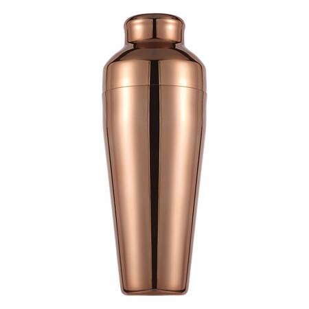 Kokteyl Shaker, Fransız Model, Çelik, 600 CL, Bakır