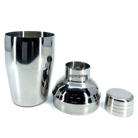Kokteyl Shaker Seti, 350 ml, Paslanmaz Çelik, 7 Parça Kokteyl Shaker Seti, 350 ml, Paslanmaz Çelik, 7 Parça