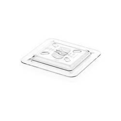 Polycarbonate - Külsan Gastronom Küvet Kapağı, Gn 1/6, Şeffaf, 17.6x16.2 Cm