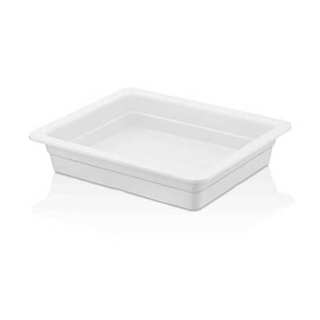 Külsan Thermoset Gastronom Küvet, Gn 1/2, 26.5x32.5 Cm, 2.9 Litre, Beyaz