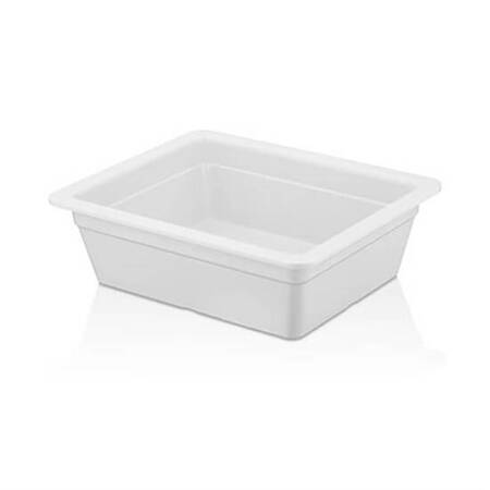 Külsan Thermoset Gastronom Küvet, Gn 1/2, 26.5x32.5x10 Cm, 5.1 Litre, Beyaz