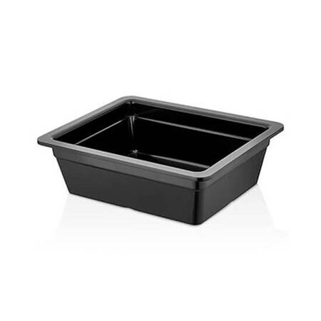 Külsan Thermoset Gastronom Küvet, Gn 1/2, 26.5x32.5x10 Cm, 5.1 Litre, Siyah