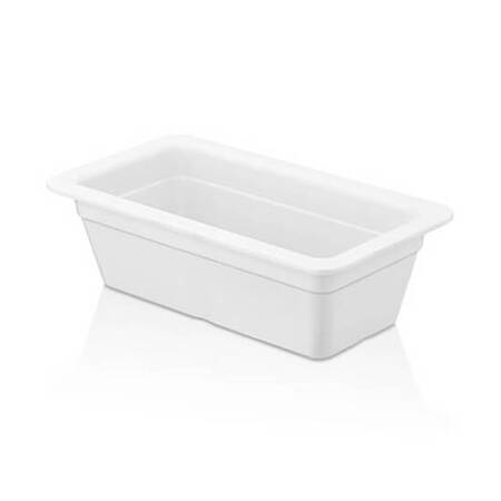 Külsan Thermoset Gastronom Küvet, Gn 1/3, 17.6x32.5 Cm, 2.9 L, Beyaz