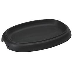 Lava - Lava Ahşap Altlıklı Oval Döküm Demir Hot Plate, 12×19 Cm (1)
