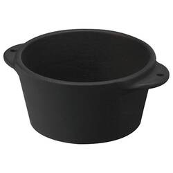 Lava - Lava Yuvarlak Döküm Demir Sufle Kabı, 8 Cm