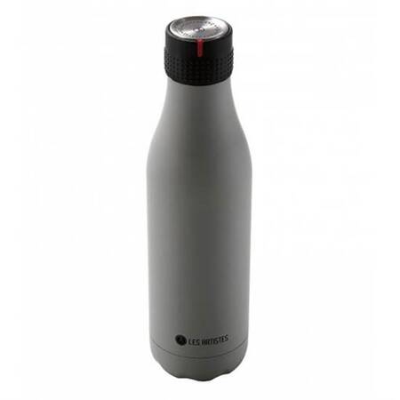 Les Artistes Zaman Ayarlı Termos, Gri 500 ml 16,5 Oz