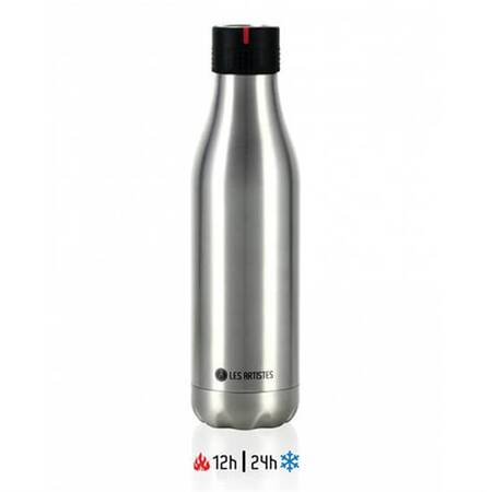 Les Artistes Zaman Ayarlı Termos, Gümüş 500 ml 16,5 Oz