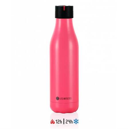 Les Artistes Zaman Ayarlı Termos, Pembe 500 ml 16,5 Oz