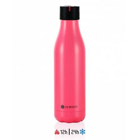 Les Artistes Zaman Ayarlı Termos, Pembe 500 ml 16,5 Oz