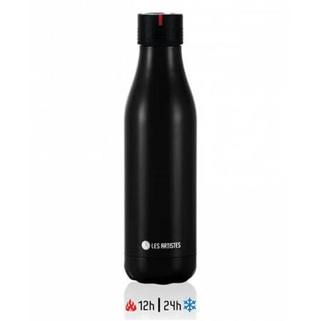 Les Artistes Zaman Ayarlı Termos, Siyah 500 ml 16,5 Oz