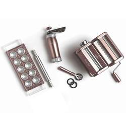 MARCATO - Marcato Atlas 150 Premium Plus Pembe Makarna Makinesi Seti, Manuel