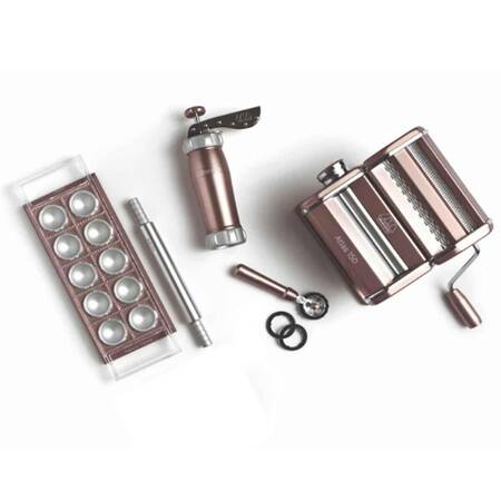 Marcato Atlas 150 Premium Plus Pembe Makarna Makinesi Seti, Manuel