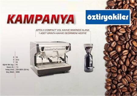 Nuo Simonelli 2 V Compact Kahve Makinesi İki Gruplu Otomatik