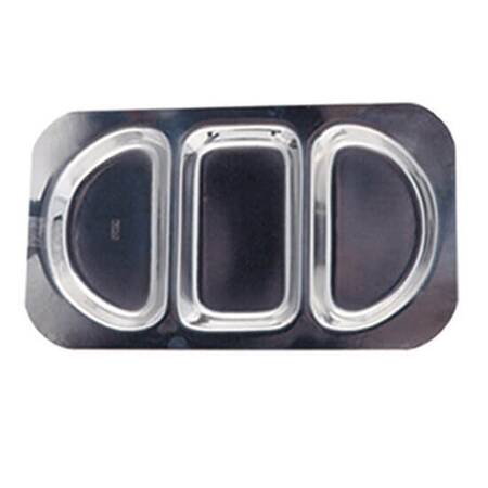 Özbir Kahvaltı Tabağı Self Servis, Tabldot, 3 Gözlü 25,5X14X0,6 Cm Özbir Kahvaltı Tabağı Self Servis, Tabldot, 3 Gözlü 25,5X14X0,6 Cm