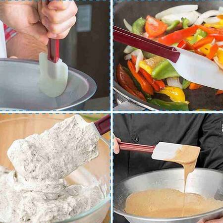 Öztiryakiler 250 Derece Isıya Dayanıklı Silikon Spatula 42 Cm Öztiryakiler 250 Derece Isıya Dayanıklı Silikon Spatula 42 Cm