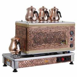 Öztiryakiler - Öztiryakiler Ats Silver Çay Kazanı, Antik Bakır 3 Demlikli Elektrikli+Gazlı Öztiryakiler - Öztiryakiler Ats Silver Çay Kazanı, Antik Bakır 3 Demlikli Elektrikli+Gazlı