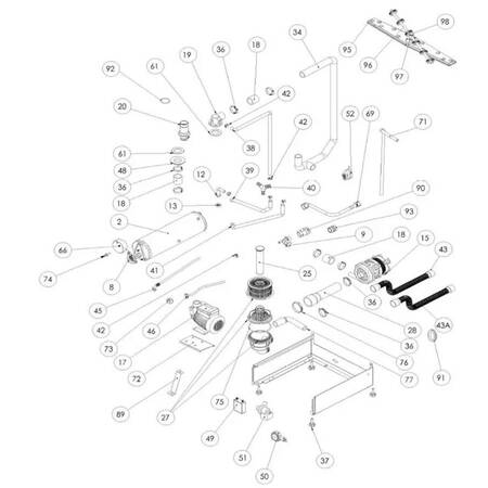 Öztiryakiler BYM 500/1080 T/S Yıkama Durulama Mili