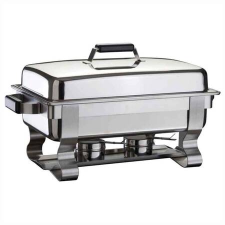 Öztiryakiler Chafing Dish 1/1 Normal Kapaklı, Kızaklı Jel Yakıtlı