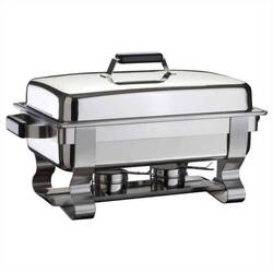 Öztiryakiler - Öztiryakiler Chafing Dish 1/1 Normal Kapaklı, Kızaklı Jel Yakıtlı Öztiryakiler - Öztiryakiler Chafing Dish 1/1 Normal Kapaklı, Kızaklı Jel Yakıtlı