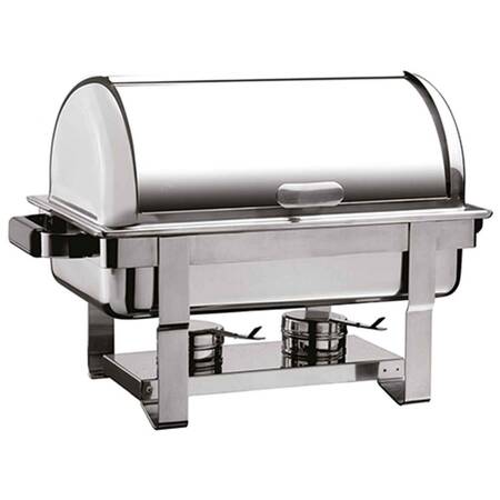 Öztiryakiler Chafing Dish 1/1 Was Ayak Yekpare Roltop Kapak Jel Yakıtlı