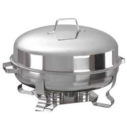Öztiryakiler - Öztiryakiler Chafing Dish Was Ayak Yuvarlak Kapak 60 Cm Jel Yakıtlı Öztiryakiler - Öztiryakiler Chafing Dish Was Ayak Yuvarlak Kapak 60 Cm Jel Yakıtlı