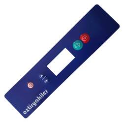 Öztiryakiler - Öztiryakiler Dijital Bulaşık Makinesi Ön Panel Etiketi, 28.5x7 Cm