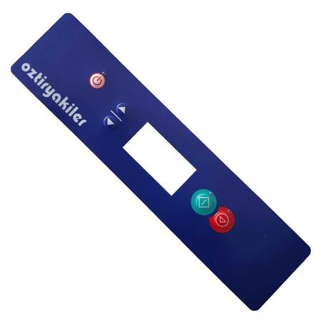 Öztiryakiler Dijital Bulaşık Makinesi Ön Panel Etiketi, 28.5x7 Cm