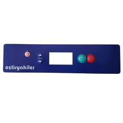 Öztiryakiler Dijital Bulaşık Makinesi Ön Panel Etiketi, 28.5x7 Cm - Thumbnail