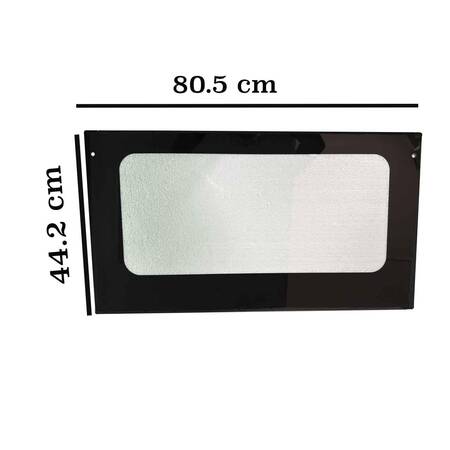 Öztiryakiler Fırın Kapı Camı, Baskılı, OKFE 40604, 805x444x5 mm