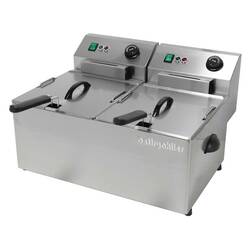 Öztiryakiler - Öztiryakiler Gn 1/2 Çiftli Fritöz Elektrikli Trifaze 2x8 Litre Öztiryakiler - Öztiryakiler Gn 1/2 Çiftli Fritöz Elektrikli Trifaze 2x8 Litre