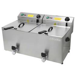 Öztiryakiler - Öztiryakiler Gn 2-3 Fritöz Trifaze Elektrikli 2x10 Litre Öztiryakiler - Öztiryakiler Gn 2-3 Fritöz Trifaze Elektrikli 2x10 Litre