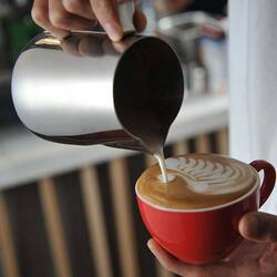 Öztiryakiler Kahve Süt Potu Kapaksız 0,5 Litre - Thumbnail