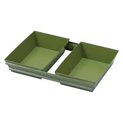 Öztiryakiler - Öztiryakiler Konik Ekmek Tavası 2'li Yapışmaz 25x16x6,5 Cm