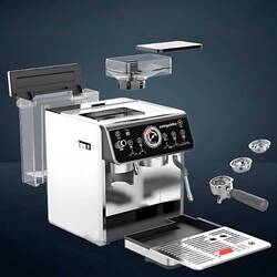 Öztiryakiler Mini Barista Espresso Kahve Makinesi, Öğütücülü, Tek Gruplu - Thumbnail