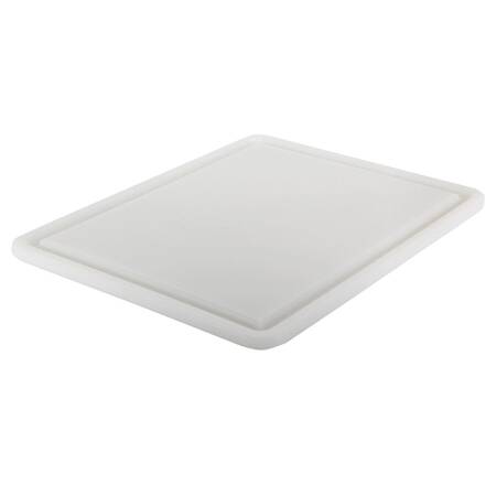 Öztiryakiler Polietilen Kesme Tahtası Oluklu Beyaz 53x32,5x2 Cm