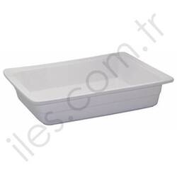 Öztiryakiler - Öztiryakiler Porterra Guidu Porselen Tabak 13x10x25 Cm