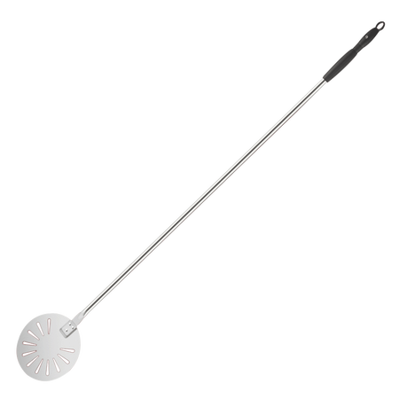 Pizza Küreği 22 Cm, Paslanmaz Çelik, Delikli Yuvarlak Pizza Küreği 22 Cm, Paslanmaz Çelik, Delikli Yuvarlak