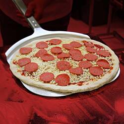 Pizza Küreği, Alüminyum, 37 Cm, Kısa Saplı - Thumbnail