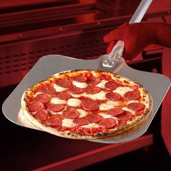 Primo Pizza Küreği, Alüminyum, Kare 45 Cm, Sap 75 Cm - Thumbnail