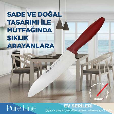 Pirge Pure Line Şef Bıçak Seti, 3'lü
