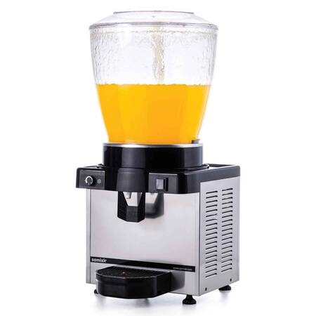 Samixir S22 Soğuk İçecek Dispenseri, Fıskıyeli, 22 L, Analog, Panaromik, İnox