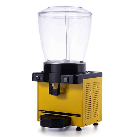 Samixir S22 Soğuk İçecek Dispenseri, Fıskıyeli, 22 L, Analog, Panaromik, Sarı