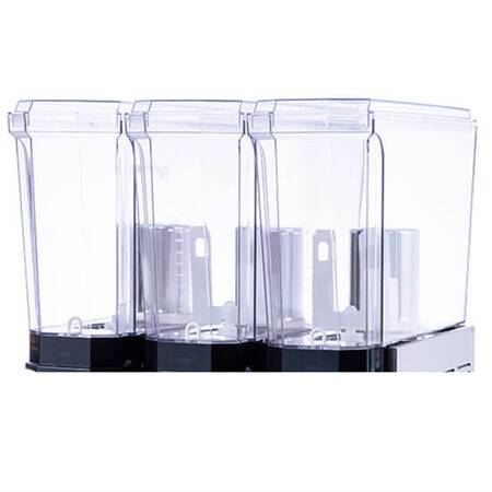Samixir Fıskiyeli 2 Karıştırıcılı Soğuk İçecek Dispenseri, 3X20 Litre Siyah