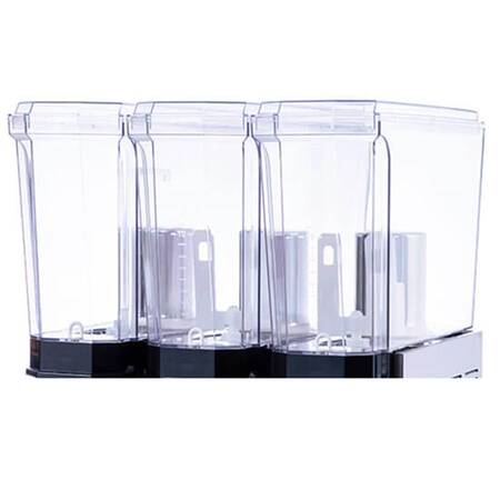 Samixir Fıskiyeli 2 Karıştırıcılı Soğuk İçecek Dispenseri, 3X20 Litre Siyah
