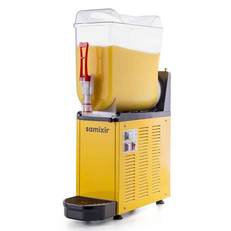 Samixir Mono Ice Slush Granita ve Meyve Suyu Dispenseri, 12 L, Sarı