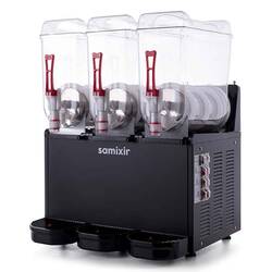 Samixir - Samixir Triple Ice Slush Granita ve Meyve Suyu Dispenseri, 12+12+12 L, Siyah (1)