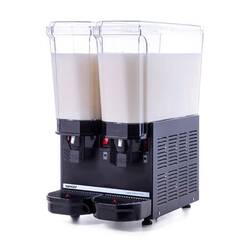 Samixir - Samixir Twin Fıskiyeli Karıştırıcılı Soğuk İçecek Dispenseri, 2x20 Litre Siyah Samixir - Samixir Twin Fıskiyeli Karıştırıcılı Soğuk İçecek Dispenseri, 2x20 Litre Siyah
