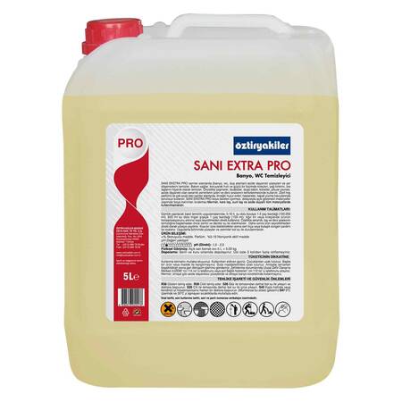 Öztiryakiler Sani Extra Pro Banyo WC Temizleyici 5 Litre